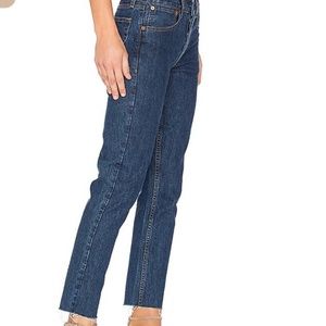 NEW Re/Done Originals Relaxed dark wash Jeans size 25